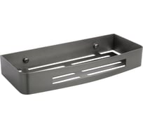 Полка прямоугольная одноэтажная FIXSEN HOTEL графит 31003Q