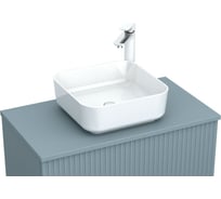 Столешница Aquanet Джейн 80 с отверстием под смеситель, цвет мисти грин 00313329