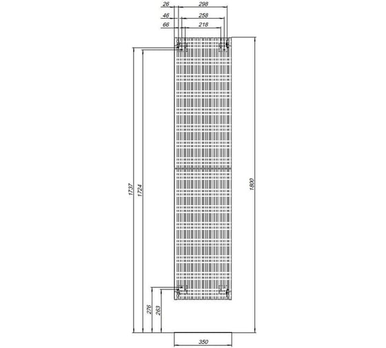 Пенал Aquanet Джейн 35 цвет маренго 00313305