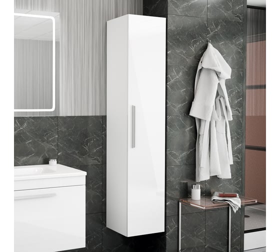 Пенал Diborg Leonie 35 белый глянец 77.1300