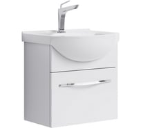 Аллегро тумба AQWELLA под умывальник Элеганс 650, цвет белый Agr.01.06, 1