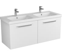 Тумба Diborg Lande 125 белый матовый, 2 ящика 77.5219