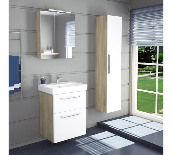 Тумба Diborg Lande Q 60 дуб, 2 ящика 77.3223