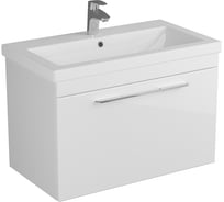 Тумба Diborg Katarine 80 белый глянец, 1 ящик 77.4215