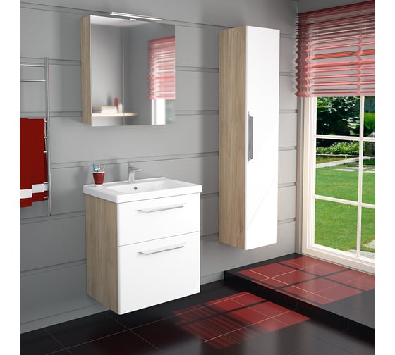 Тумба Diborg Lande 65 дуб, 2 ящика 77.6228