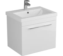 Тумба Diborg Katarine 60 белый глянец, 1 ящик 77.4213