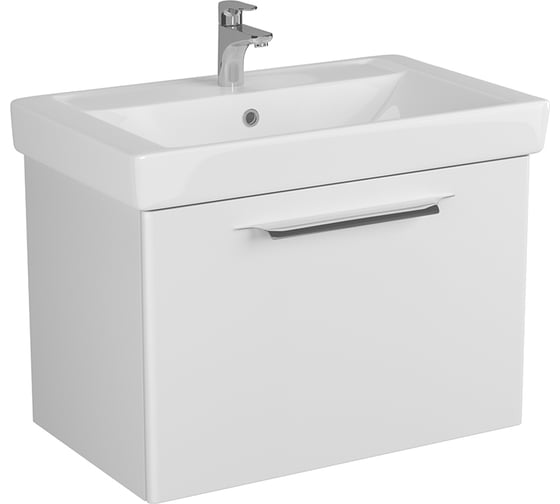Тумба Diborg Lande Q 80 белый матовый, 1 ящик 77.2215 1