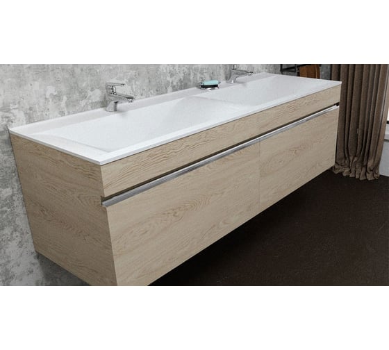 Подвесная тумба VELVEX Pulsus 140, дуб сонома tpPUL.140-25