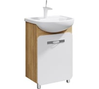 Тумба AQWELLA Вега под умывальник Уют 55, цвет дуб сонома Veg.01.05