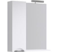 Панель AQWELLA Лайн с зеркалом, светильником и шкафчиком Li.02.08
