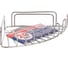 Полка VANSTORE Flower угловая, 1 ярус, нержавеющая сталь 014-00 1