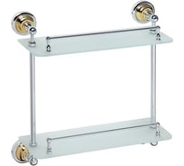 Стеклянная полка BEMETA RETRO хром, золото 144202128