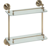 Стеклянная полочка BEMETA RETRO - бронза 144102127