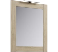 Панель AQWELLA Simphony с зеркалом и светильником Sim.02.07, DS