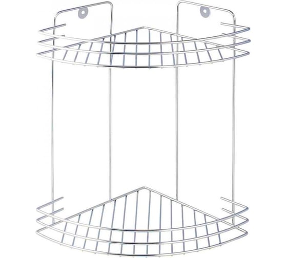 Угловая полка TWIST два яруса, дуга, хром B-SHELF-W2672C-2 1