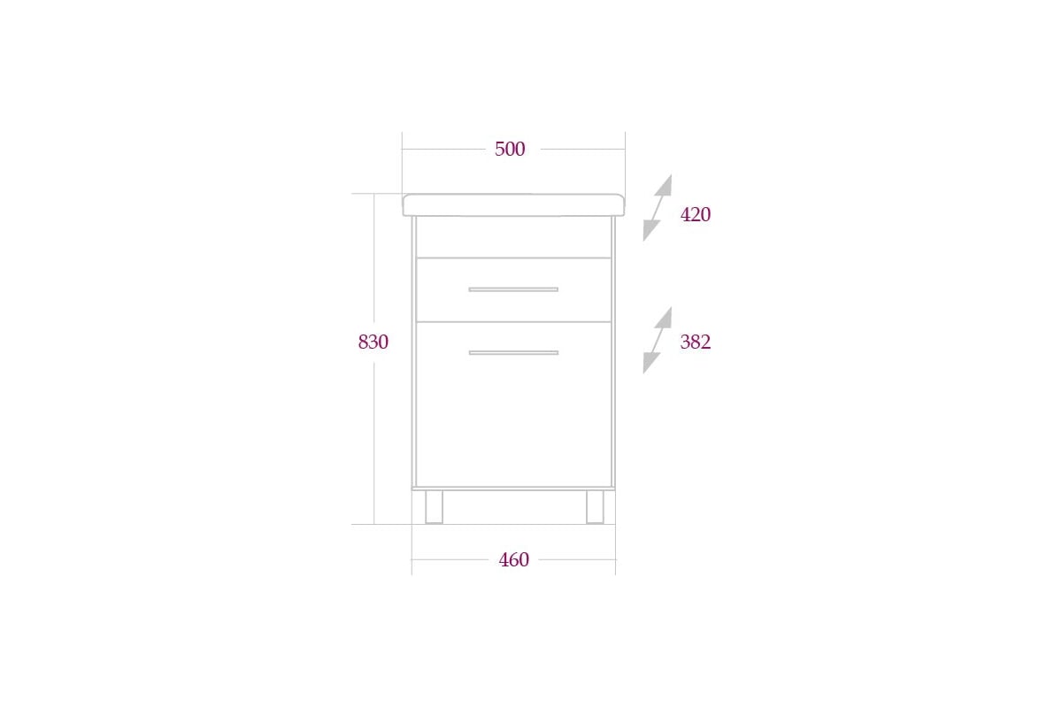 Тумба ONIKA НАТАЛИ 50.12 1 ящик 105016 - выгодная цена, отзывы ...