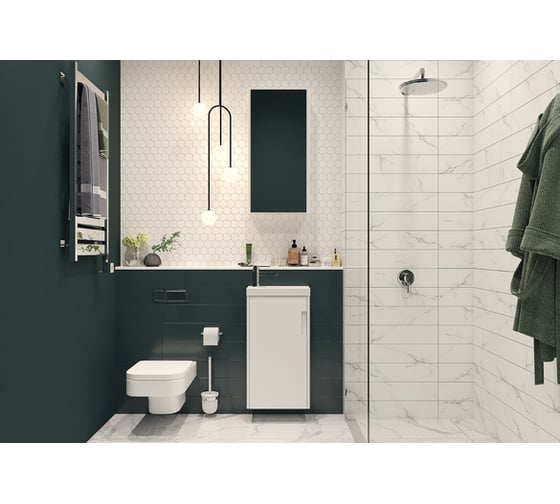 Подвесная тумба Velvex Klaufs белая tpKLA.40.1D-616.216