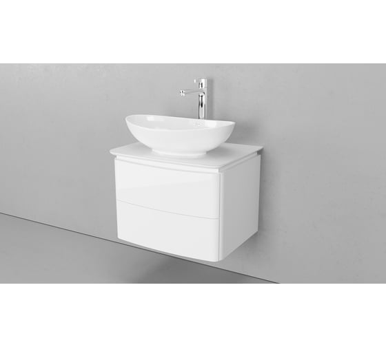 Подвесная тумба Velvex Luna 60, белая tpLUN.60-21