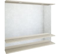 Зеркало Sanflor Бруно 105 белое, орегон С02727