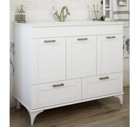 Тумба Sanflor Ванесса 2 105 белая С0002145