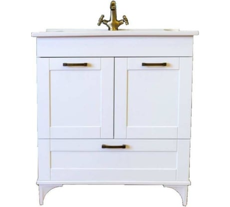 Тумба Sanflor Ванесса 2 75 белая С000005882