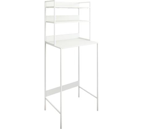 Стеллаж для хранения над стиральной машиной Sanflor ПП, белый муар 82613187