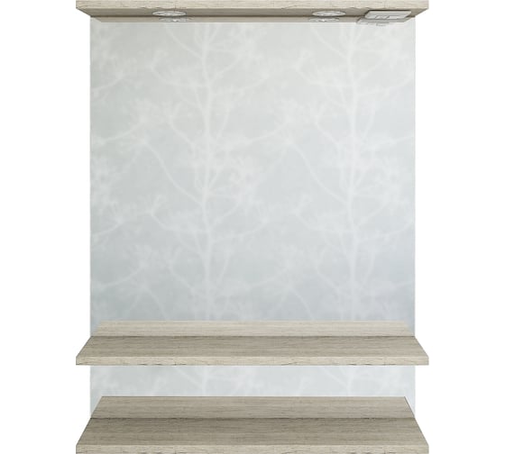 Зеркало Sanflor Бруно 70 белое, орегон С03663