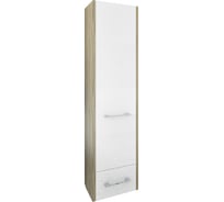 Пенал Sanflor Ларго 2 R, швейцарский вяз, белый, подвесной Н0000000518