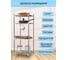 Cтеллаж металлический для дома OQQI Rack-Silver-4 3
