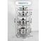 Cтеллаж металлический для дома OQQI Rack-Silver-4 9