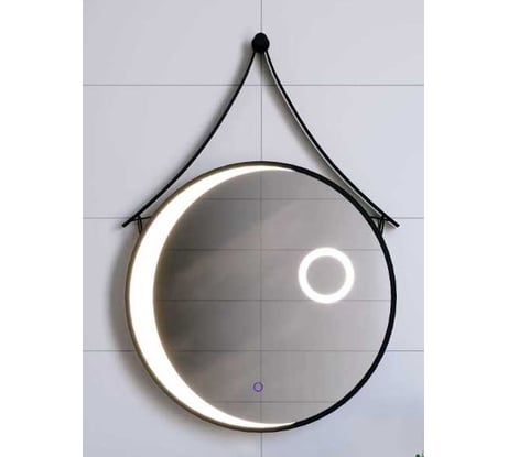 Зеркало с LED-подсветкой RGW 60х60 см, черный MR-01 72440301-04