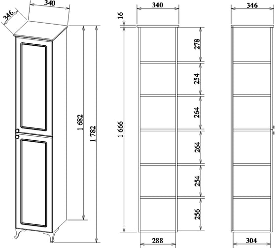 Пенал Sanflor Софи NEW L С02647