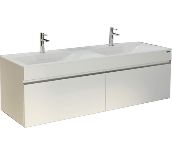 Подвесная тумба Velvex Pulsus 140, белая tpPUL.140-21