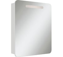 Шкаф-зеркало Onika Неаполь 60 белый, c LED подсветкой 206064