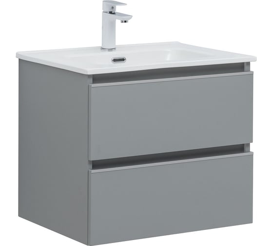 Тумба Aquanet Вега 70 2 ящика, цвет мисти грин 00329602