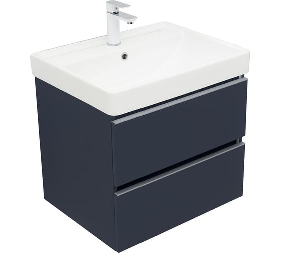 Тумба Aquanet Вега 70 2 ящика, цвет маренго 00329590