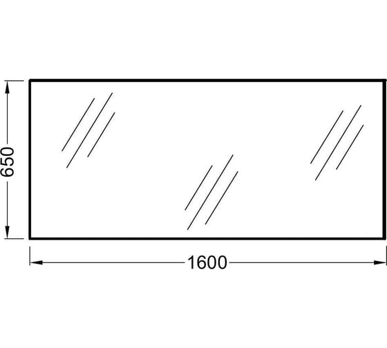 Зеркало Jacob Delafon 160x65х3 см EB1191-NF 00249991