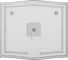 Зеркало с LED подсветкой OWL 1975 Roxen 850х745 OWLM200102 3