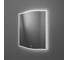 Зеркало с LED подсветкой OWL 1975 Roxen 650х745 OWLM200100 2