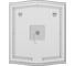 Зеркало с LED подсветкой OWL 1975 Roxen 650х745 OWLM200100 3