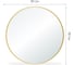 Зеркало FIXSEN с подсветкой LED круглое 80x80 см золото-сатин FX- 1080G 13