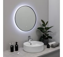 Зеркало FIXSEN с подсветкой LED круглое 80x80 см черное FX- 1080B