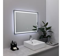 Зеркало FIXSEN с подсветкой LED прямоугольное 80x60 см черное FX- 2080B