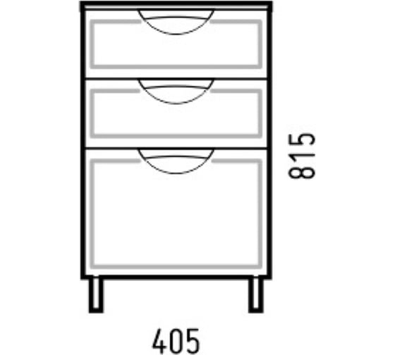Комод Corozo Монро 40 Z3 SD-00000780