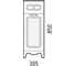Комод-пенал Corozo Классика 30, корзина SD-00000336 8