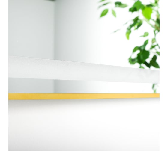 Зеркало с LED-подсветкой FIXSEN прямоугольное, 120x80 см, золото-сатин FX- 2120G