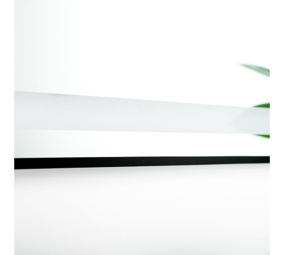 Зеркало с LED-подсветкой FIXSEN прямоугольное, 120x80 см, черное FX- 2120B