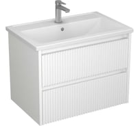 Тумба Альтерно 80 с 2-мя ящиками, под ум. Марио 80, белый мат Veneciana 58051