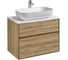 Тумба AQUATON Либерти 75/2 дуб Эльвезия (Элина 75, MILA 400, MILA 350х350, Одри 420x620 Soft, Лола 60) 00090096 1