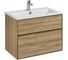Тумба AQUATON Либерти 75/2 дуб Эльвезия (Элина 75, MILA 400, MILA 350х350, Одри 420x620 Soft, Лола 60) 00090096 11